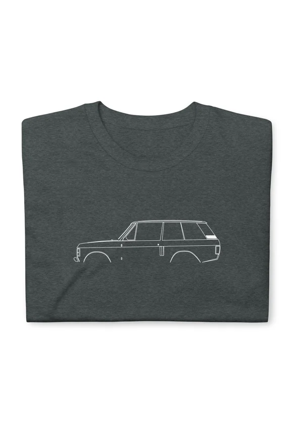 Reprint Rare Softstyle T-Shirt For Land Rover Range Rover 1970-1986 Car Owners Christmas Gift