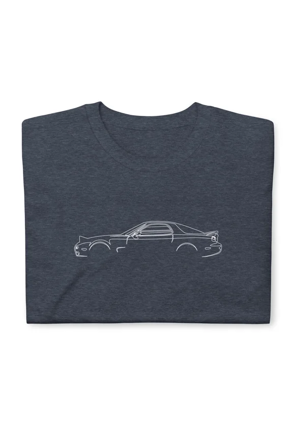 Reprint Rare Softstyle T-Shirt For Mazda RX 7 Car Owners Christmas Gift Tee Shirt
