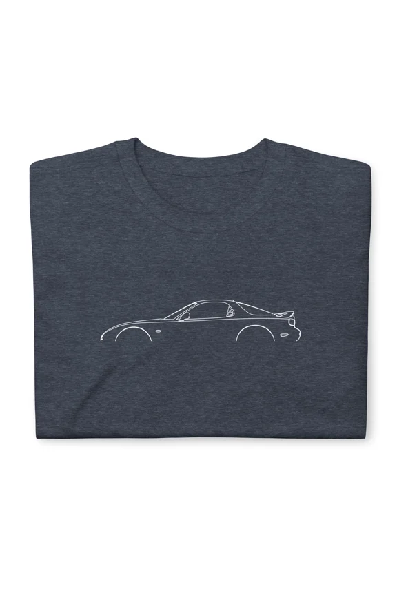 Reprint Rare Softstyle T-Shirt For Mazda RX-7 FD 1992-2002 Car Fans Christmas Gift Tee Shirt