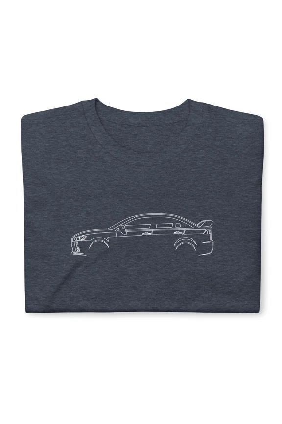 Reprint Rare Softstyle T-Shirt For Mitsubishi Lancer EVO X 2008 Car Owners Christmas Gift