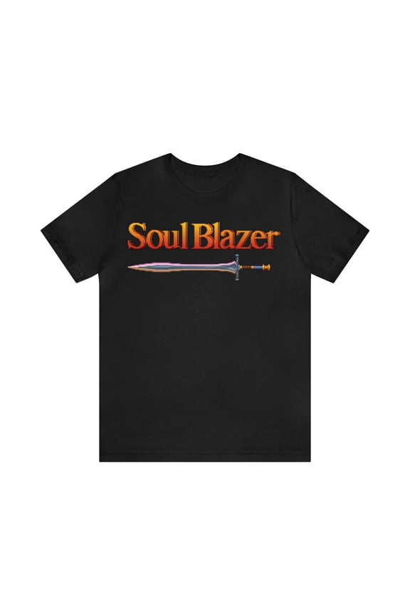 Reprint Rare Soul Blazer SNES Retro Style 90's Video Game Pixel Art Unisex T Shirt