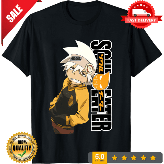 Reprint Rare Soul Eater Evans T-shirt, Anime Graphic Tee, Unisex Cotton Tee, Size S-5XL, ULTRA LIMITED-TH83877