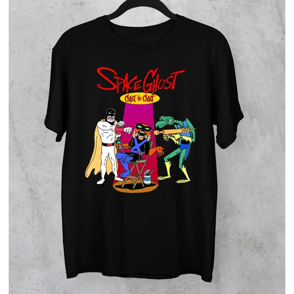 Reprint Rare Space Ghost funny Black T-shirt Unisex cotton all sizes S to 345Xl 8D358