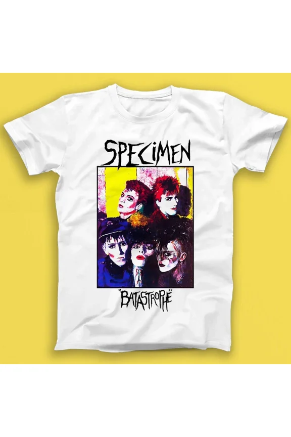 Reprint Rare Specimen Batastrophe Punk Rock Music Gift Tee T Shirt TU179