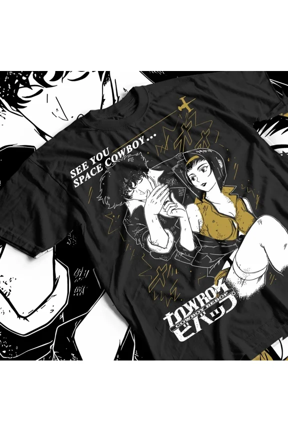 Reprint Rare Spike Spiegel Cowboy Bebop T-Shirt - Anime Manga Mom Gift Tee, Funny Shirt All