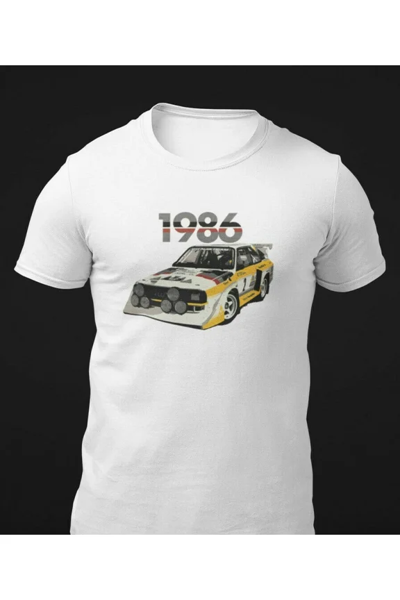 Reprint Rare Sport quattro S1 Rally Car '86 T-Shirt