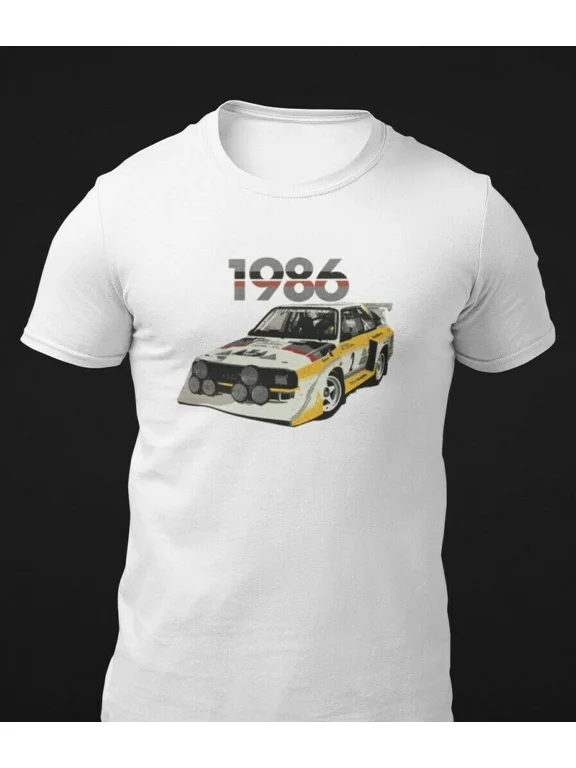 Reprint Rare Sport quattro S1 Rally Car '86 T-Shirt