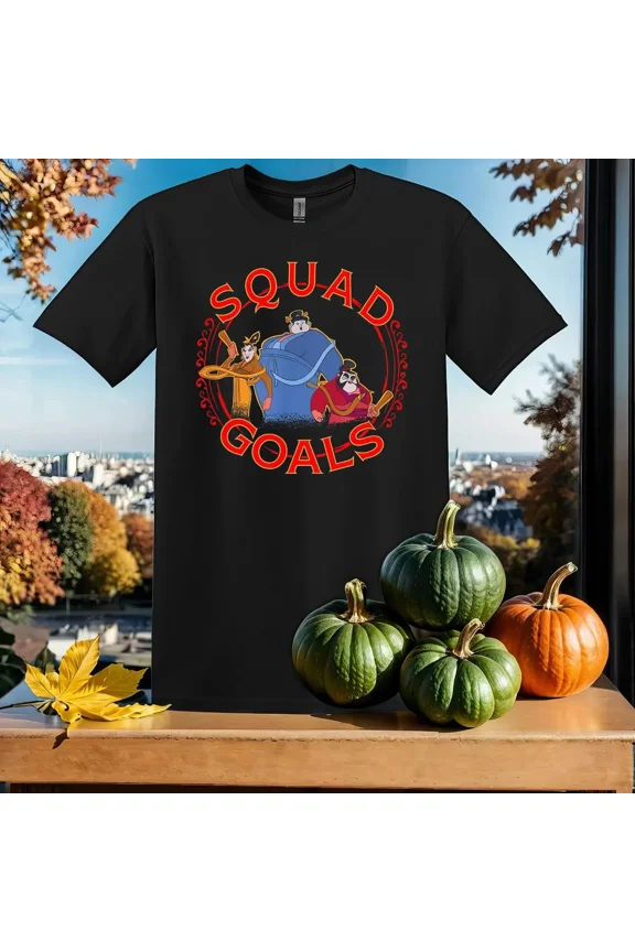 Reprint Rare Squad Goals Mulan T-Shirt, Unisex Men Women