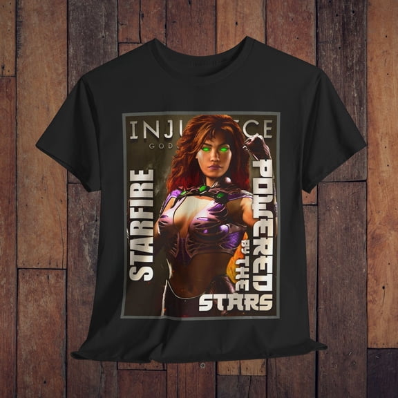 Reprint Rare Starfire Shirt, Injustice Game Unisex T-Shirt, Gamer Gift, Super Hero Tee