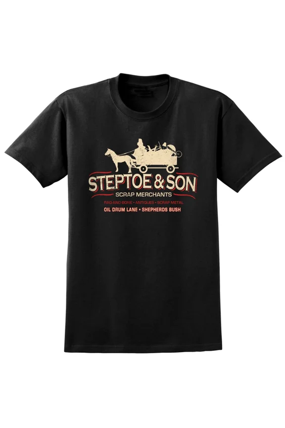 Reprint Rare Steptoe & Son Inspired T-shirt - Retro 60s 70s Film TV Comedy Fan Tee Shirt