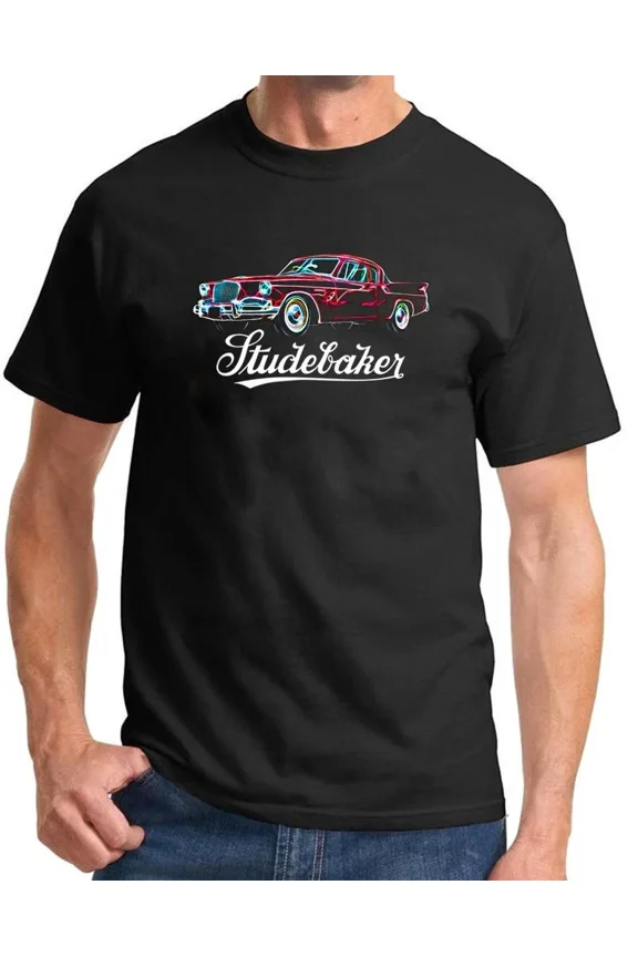 Reprint Rare Studebaker Hawk Neon Design Tshirt NEW Colors