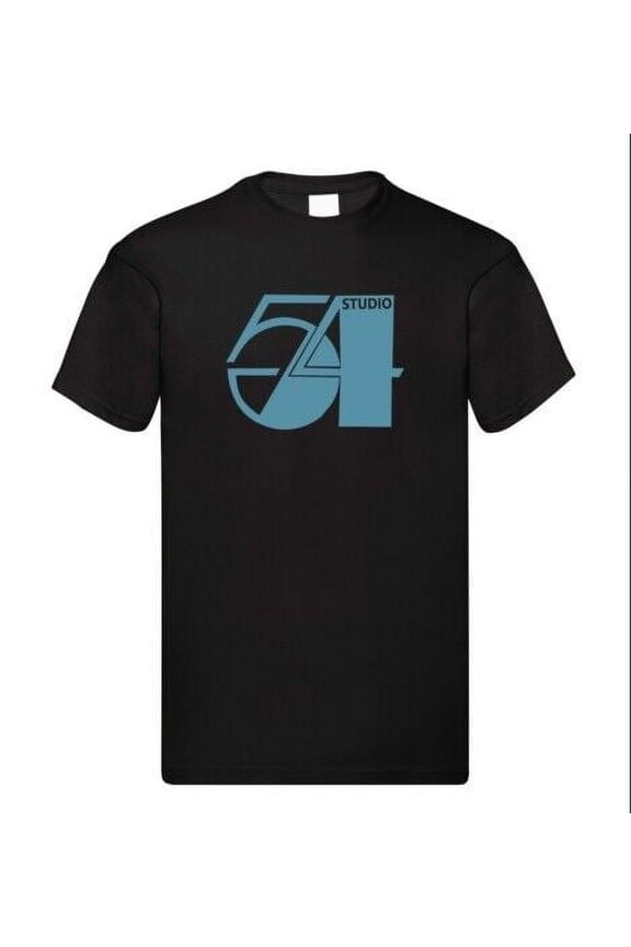 Reprint Rare Studio 54 T Shirt 1159 Retro New York Disco Nightclub 1970s Music Broadway Black