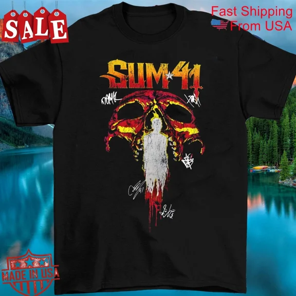 Reprint Rare Sum 41 Band classic Gift For Fans Unisex Short Sleeve All Size Shirt