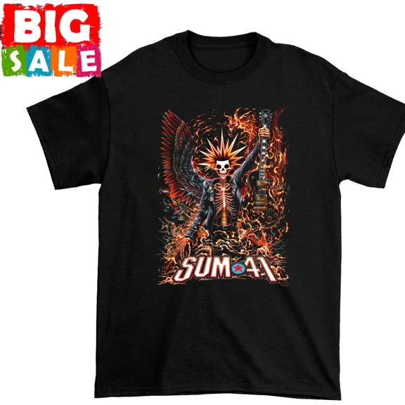 Reprint Rare Sum 41s last shows Unisex T-SHIRT 234XL Gift Family shirt 1U673