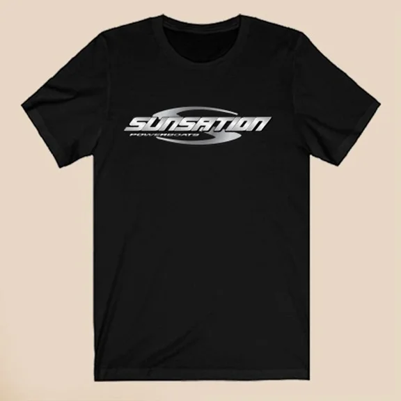 Reprint Rare Sunsation Powerboats Men's Black Size S-5XL