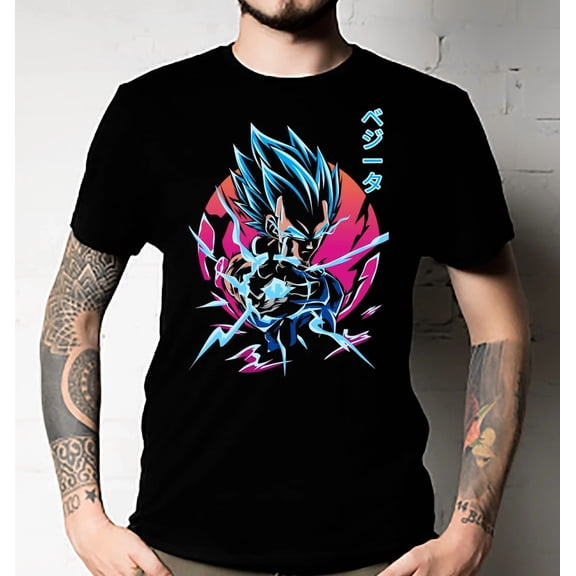 Reprint Rare Super Saiyan Vegita T-Shirt Men & Women Manga TShirt Unisex ALL SIZE