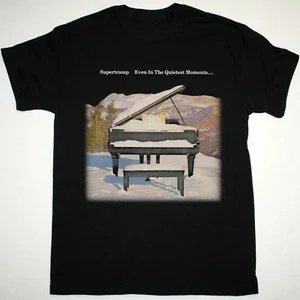 Reprint Rare Supertramp Album HOT T-shirt Black Unisex tee All Sizes