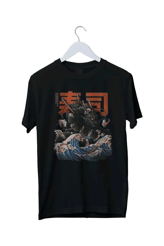 Reprint Rare Sushi Dragon, Graphic Mens Unisex T-Shirt S M L XL 2 3 4 XL
