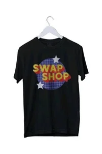 Reprint Rare Swap Shop T Shirt Saturday Mornings Retro 80s Funny TV S M L XL 2 3 4 XL
