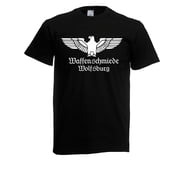 Reprint Rare T-Hemd - Waffenschmiede Wolfsburg T-Shirt / Auto / Tuning
