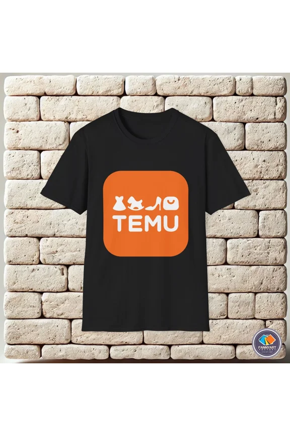 Reprint Rare TEMU Logo Unisex T-Shirt