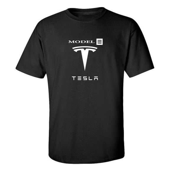 Reprint Rare TESLA ELECTRIC CAR MODEL-3 MODEL-S FREE SHIPPING SIZE S-2XL T-SHIRT Tee
