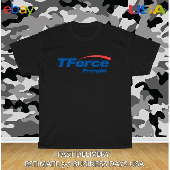 Reprint Rare TForce Freight Logo Men's T-Shirt American Size T-Shirt