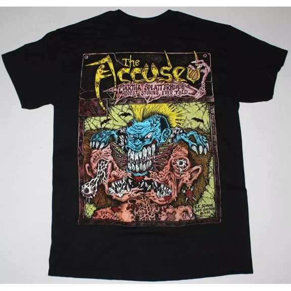 Reprint Rare THE ACCUSED MARTHA SPLATTERHEAD'S MADDEST STORIES EVER TOLD T-SHIRT D0152