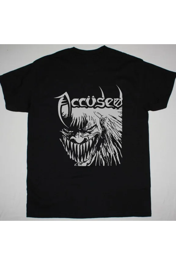Reprint Rare THE ACCUSED MORE FUN THAN A OPEN CASKET FUNERAL T-shirt MO541
