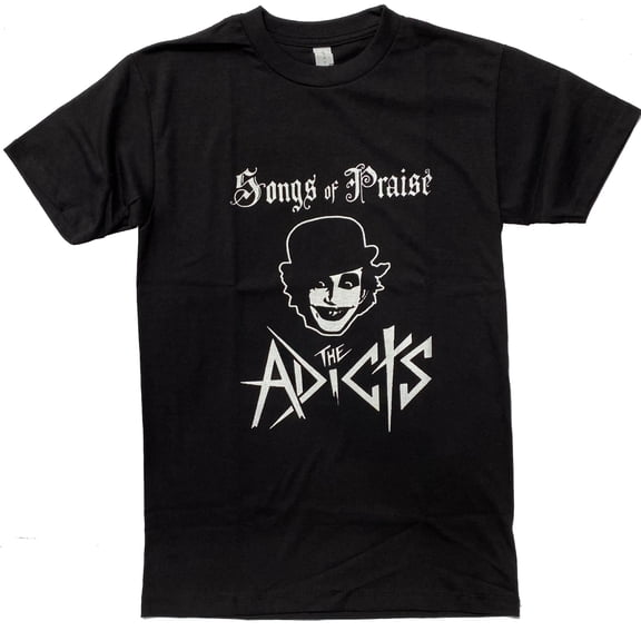 Reprint Rare THE ADICTS MONKEY SONGS OF PRAISE T-SHIRT