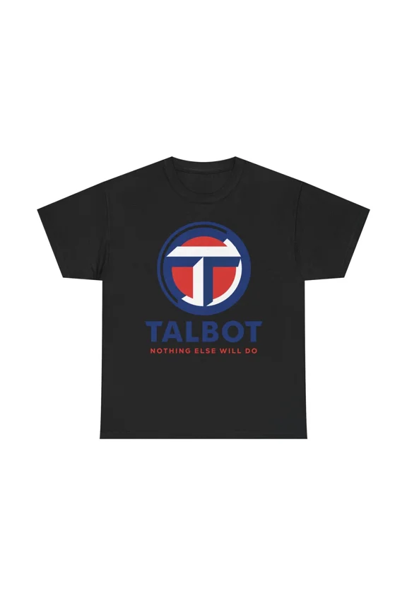 Reprint Rare Talbot Nothing Else Will Do Classic British Car Logo Vintage T-shirt