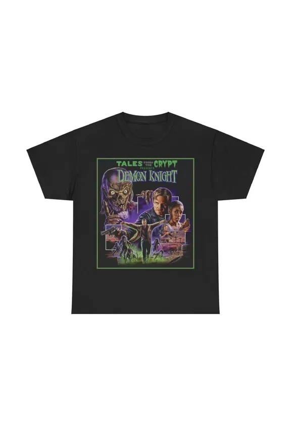 Reprint Rare Tales From The Crypt Demon Knight Fitted Unisex T shirt N0708_44