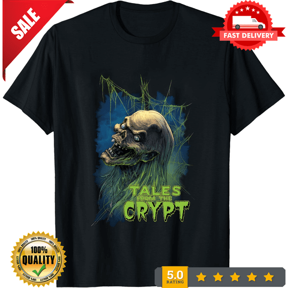 Reprint Rare Tales from The Crypt Movie Horror Men's Black T-Shirt Size S-5XL, ULTRA LIMITED-TH83814