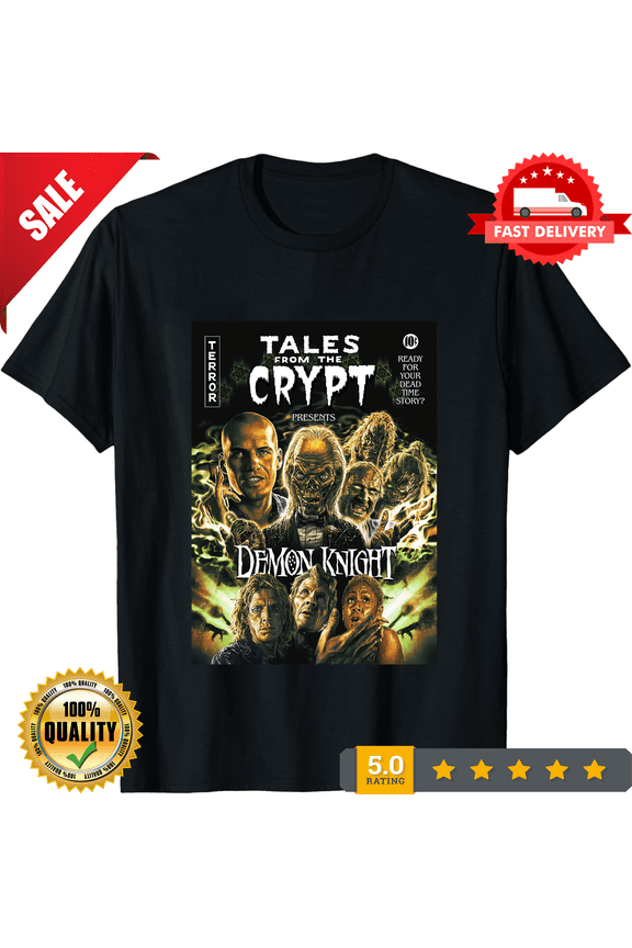 Reprint Rare Tales from the Crypt - Demon Knight 1995 Movie Unisex T Shirt, NEW INSTOCK-TH80184