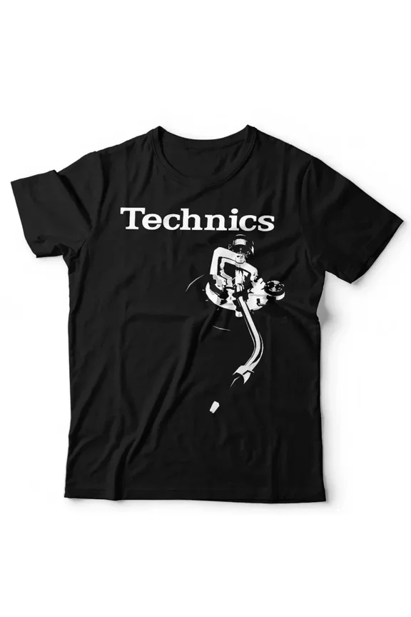 Reprint Rare Technics Tone Arm Unisex TShirt S-5XL Turntable Vinyl Record DJ