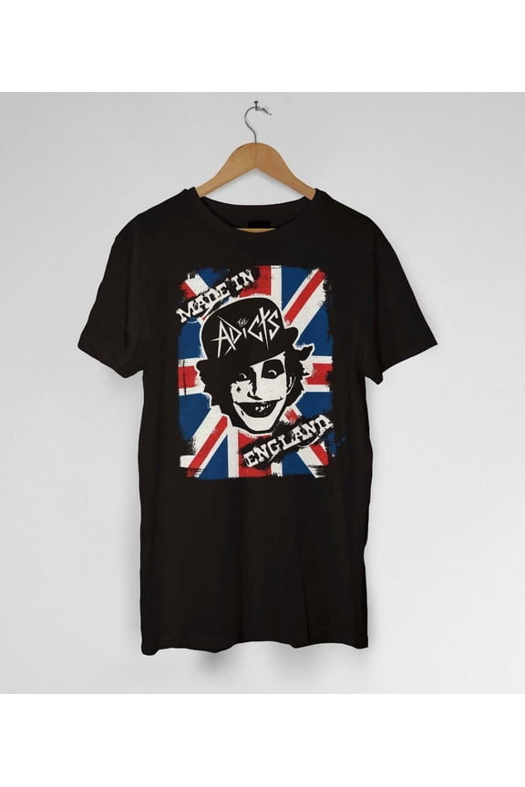 Reprint Rare The Adicts Made In England T-Shirt - Punk Clockwork Orange Droogs