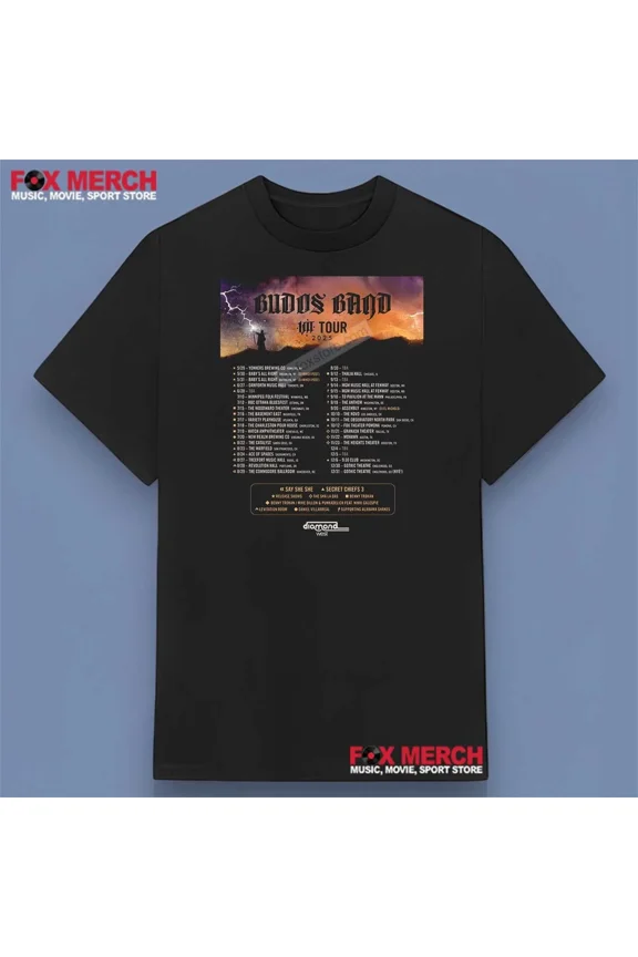 Reprint Rare The Budos Band VII North American Tour 2025 Shirt