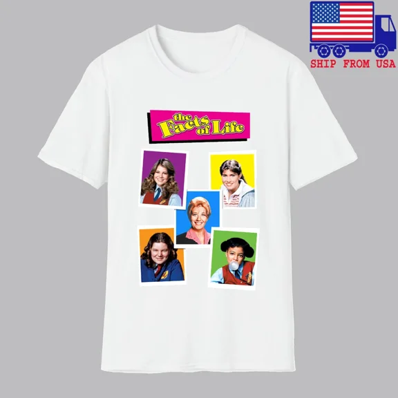 Reprint Rare The Facts Of Life Retro TV Show Men's White Size S-5XL