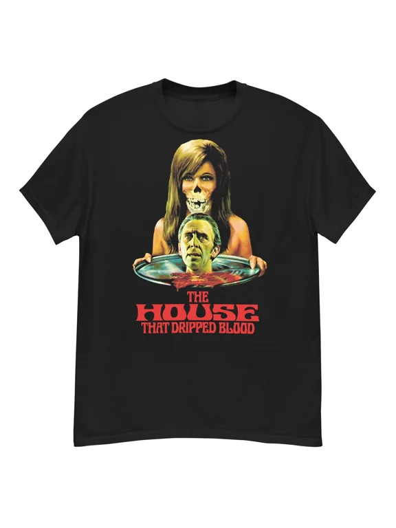 Reprint Rare The House That Dripped Blood cult horror anthology fan art t-shirt