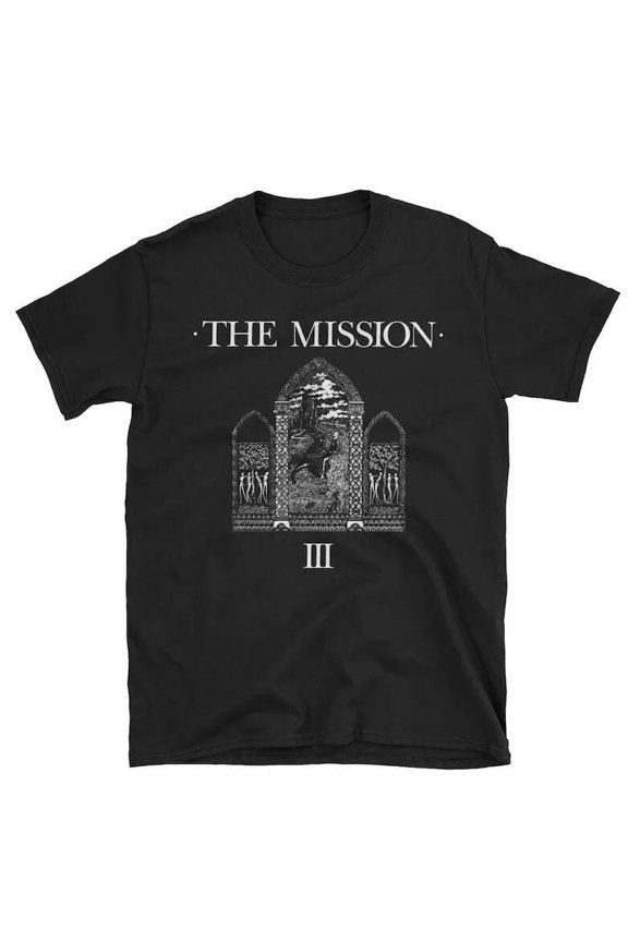 Reprint Rare The Mission UK T-Shirt Mens Ladies All Size S to 5XL