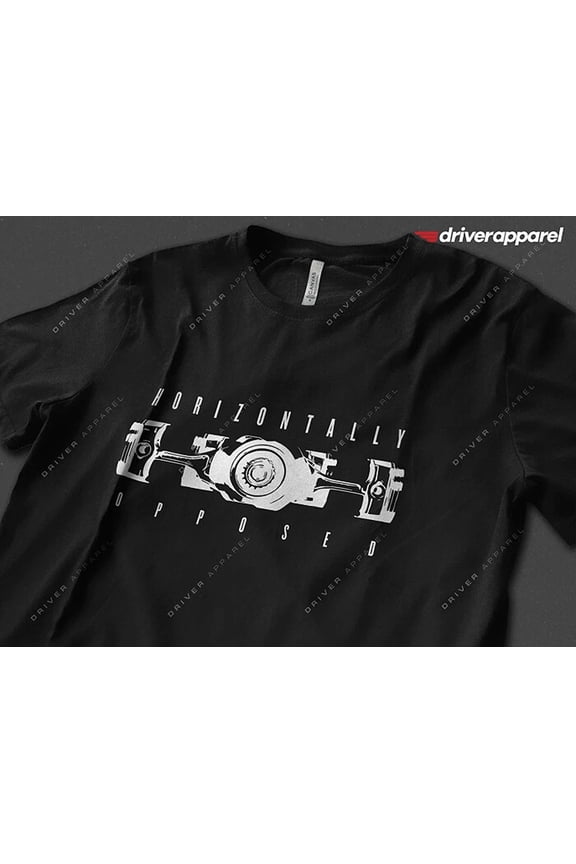 Reprint Rare The Original Driver Apparel Boxer Engine Shirt, Motor, Pistons, FA20, EJ20, EJ25