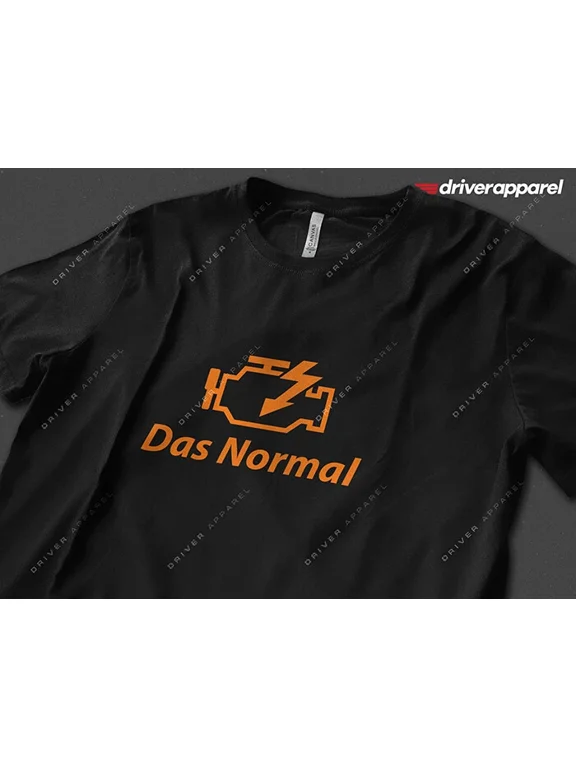 Reprint Rare The Original Driver Apparel Check Engine Light Shirt - Das Normal, Classic Car