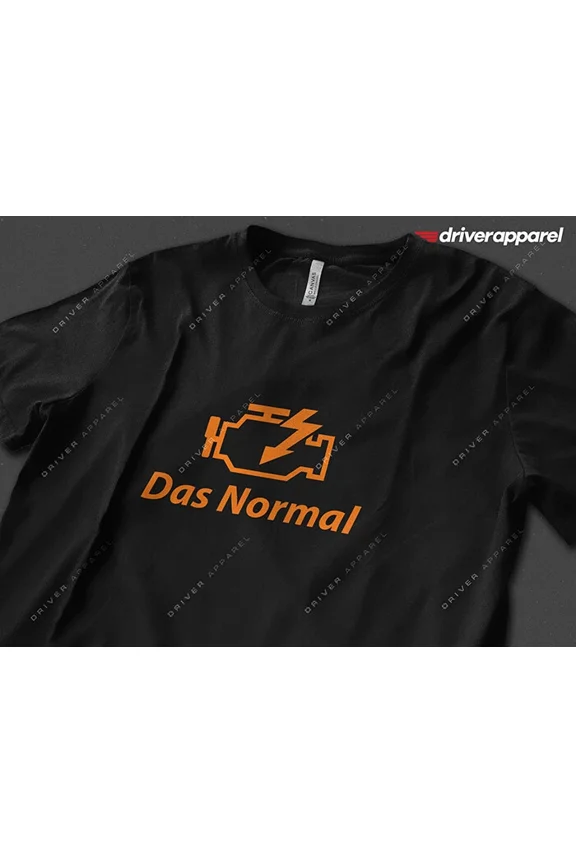 Reprint Rare The Original Driver Apparel Check Engine Light Shirt - Das Normal, Classic Car