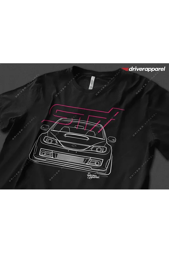 Reprint Rare The Original Driver Apparel Impreza WRX STi Shirt - GR Widebody Hatch, GH, GE