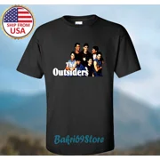 Reprint Rare The Outsiders Mens Black Size S-5XL