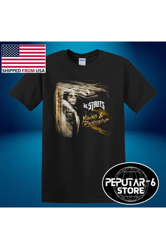 Reprint Rare The Struts Young & Dangerous Men's Black Size S-3XL
