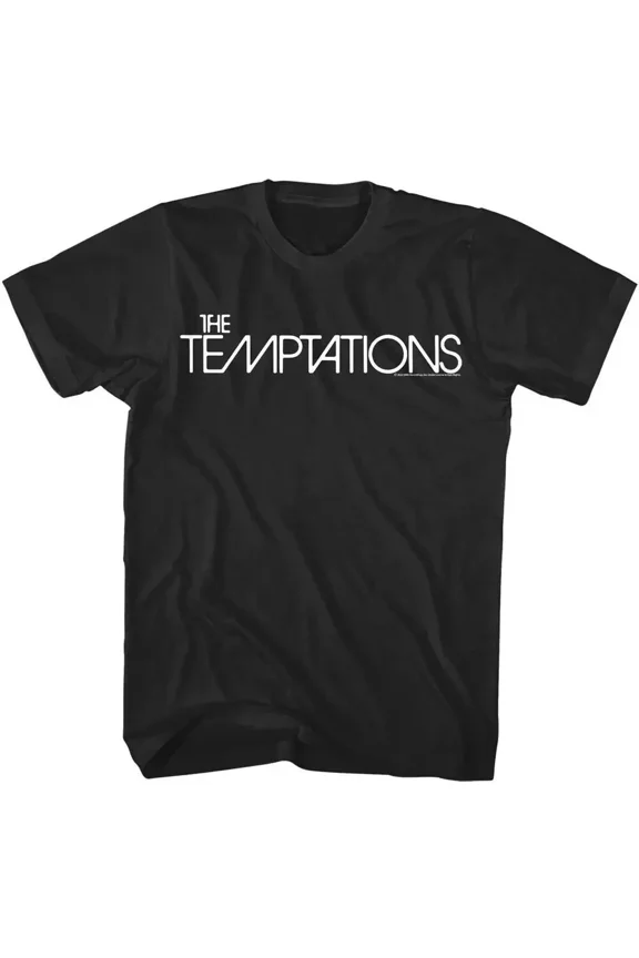 Reprint Rare The Temptations Vintage Logo Men's T Shirt