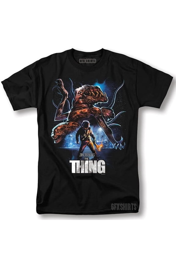 Reprint Rare The Thing Shirt Classic Retro Horror Movie Vintage Graphic Design T-Shirt