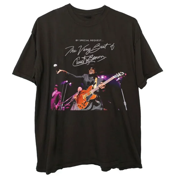 Reprint Rare The Very Best of Chuck Brown Unisex T-Shirt Full Size S to 5XL ZA088