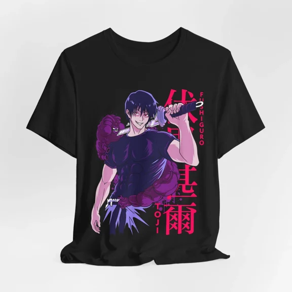 Reprint Rare Toji Anime Graphic Tee, Japanese Manga Shirt, Otaku Gift, Anime Fan Top, Unisex